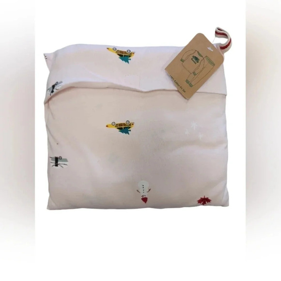 Roots Buddy Pajama Set Pink Top And  Bottoms Size Large - Picture 2 of 5